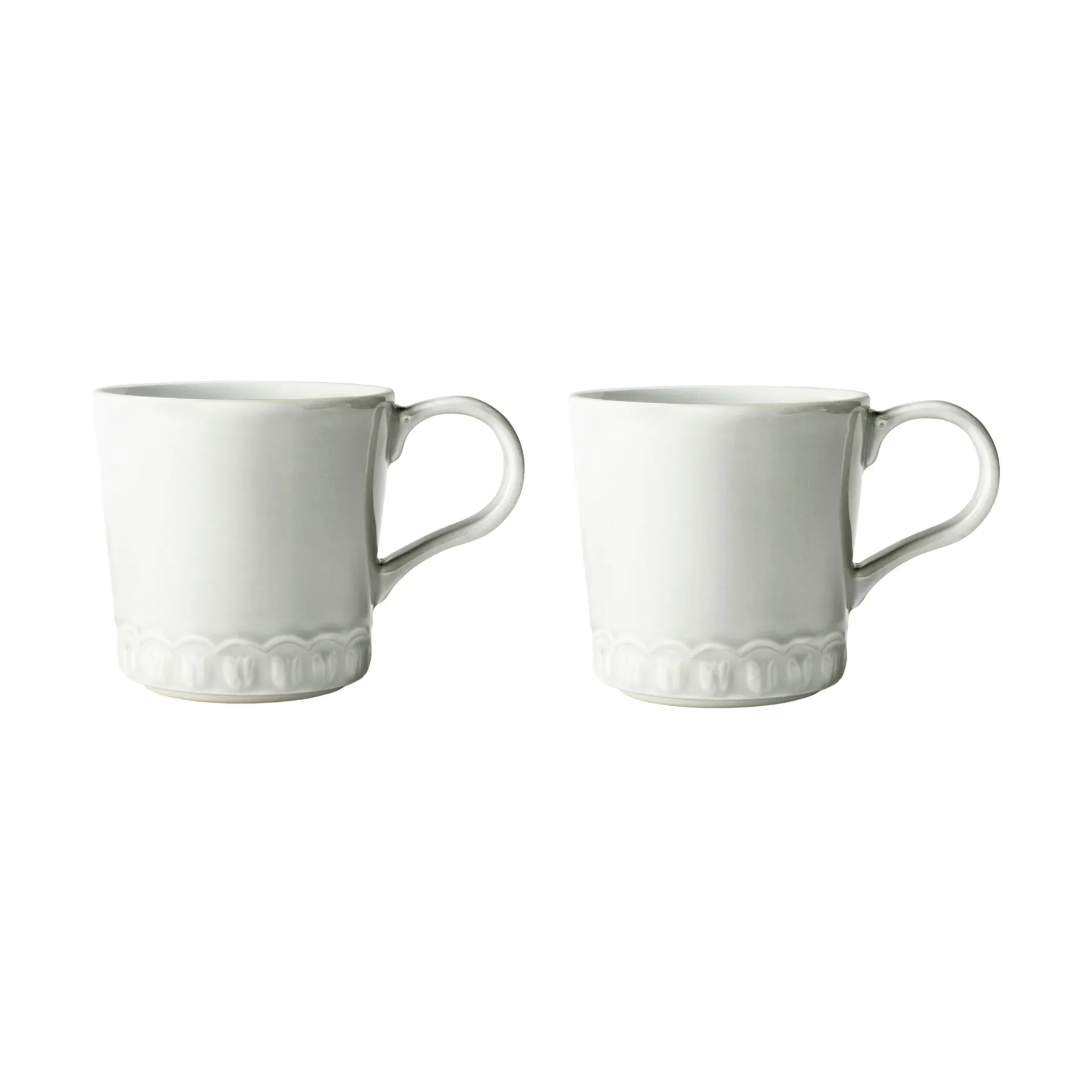 Tulipa cup 40 cl 2-pack, White PotteryJo