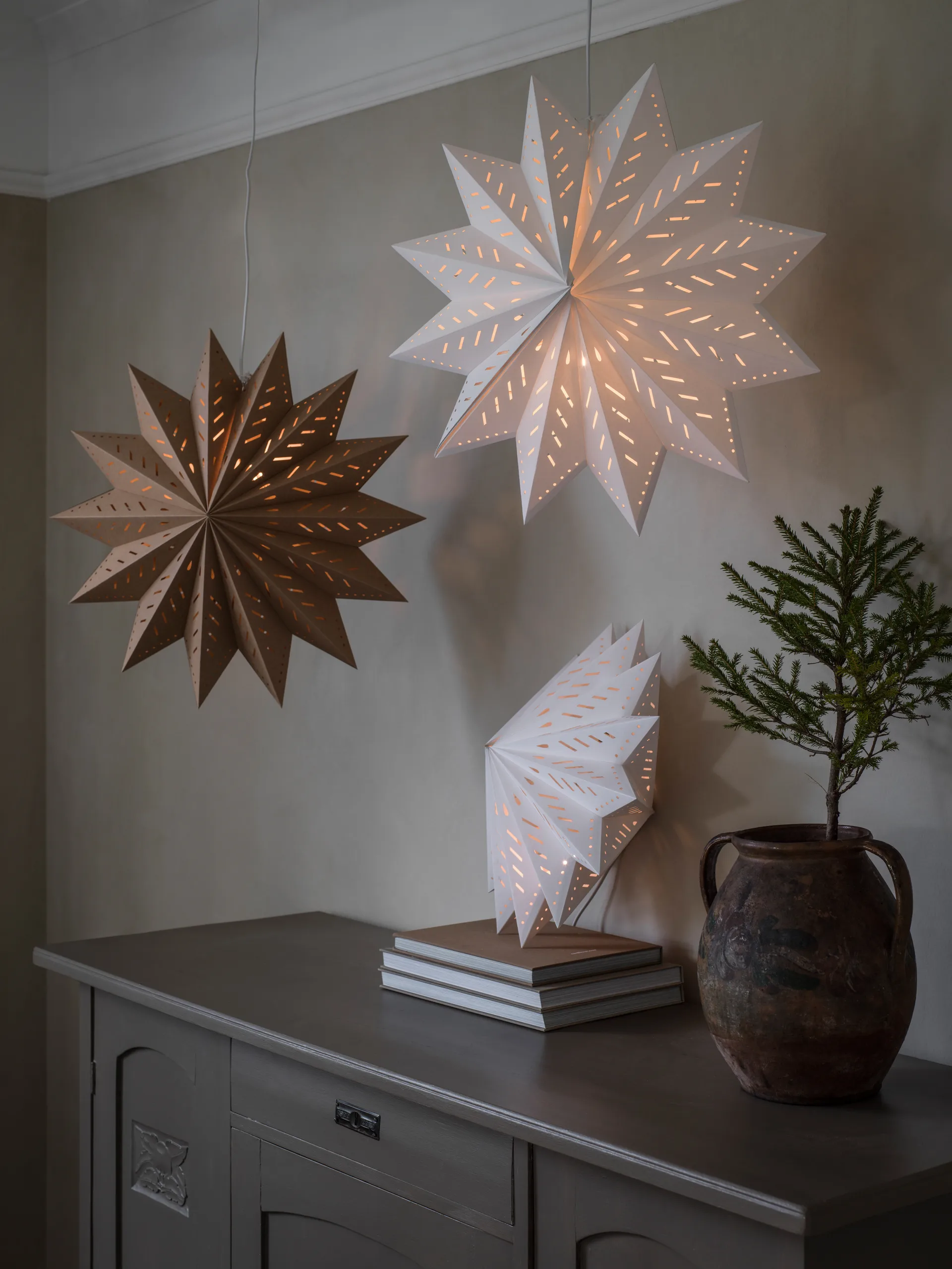 Alfa advent star, White, 60 cm PR Home