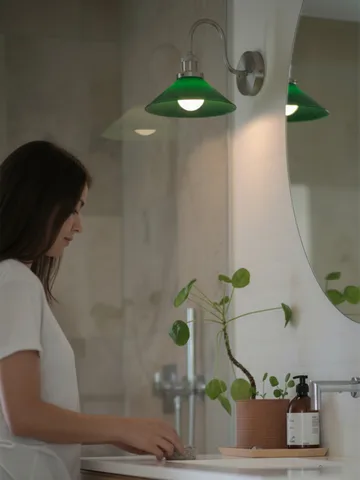 August wall lamp - Green-chrome - PR Home