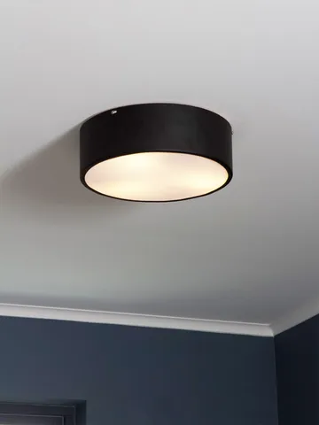 Colmar ceiling light - Black, Ø41x13 cm - PR Home