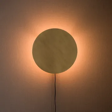 Full moon wall lamp Ø35 cm - Pale silver - PR Home