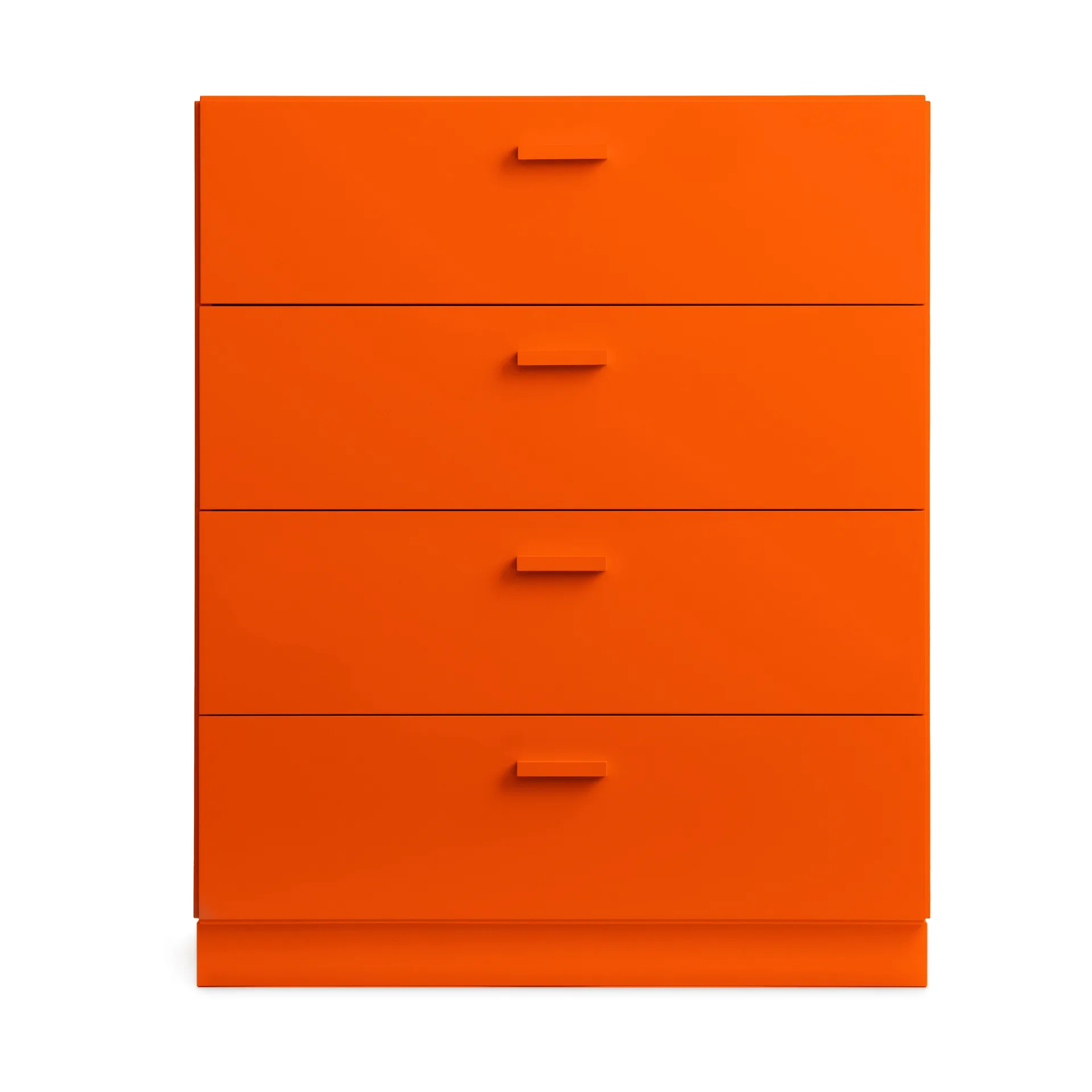 Relief dresser wide with base 82x92.2 cm orange Relief
