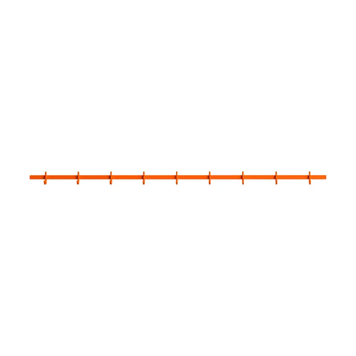 Relief hook rack large 123 cm - Orange - Relief