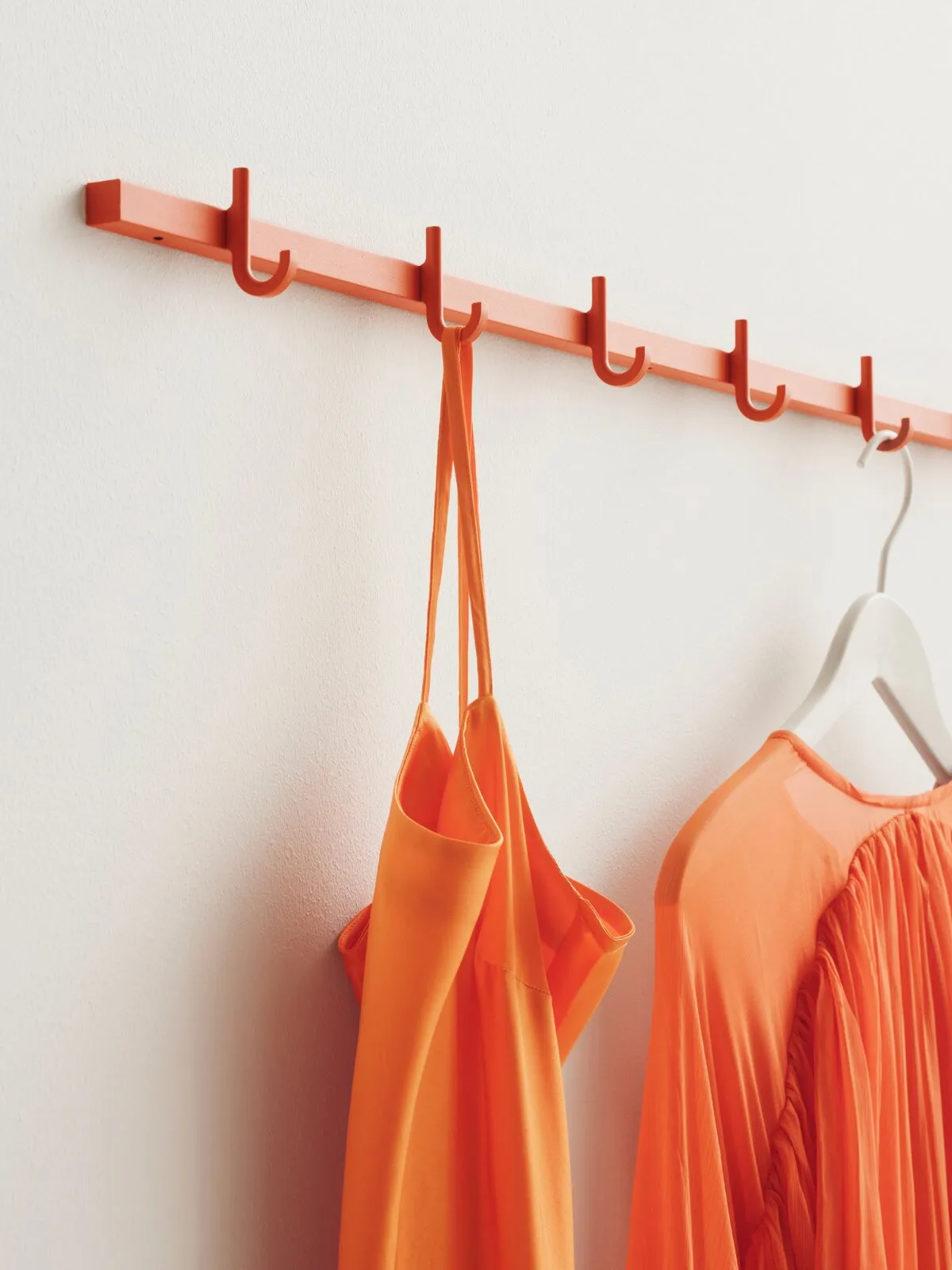Relief hook rack large 123 cm, Orange Relief