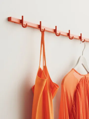 Relief hook rack large 123 cm - Orange - Relief
