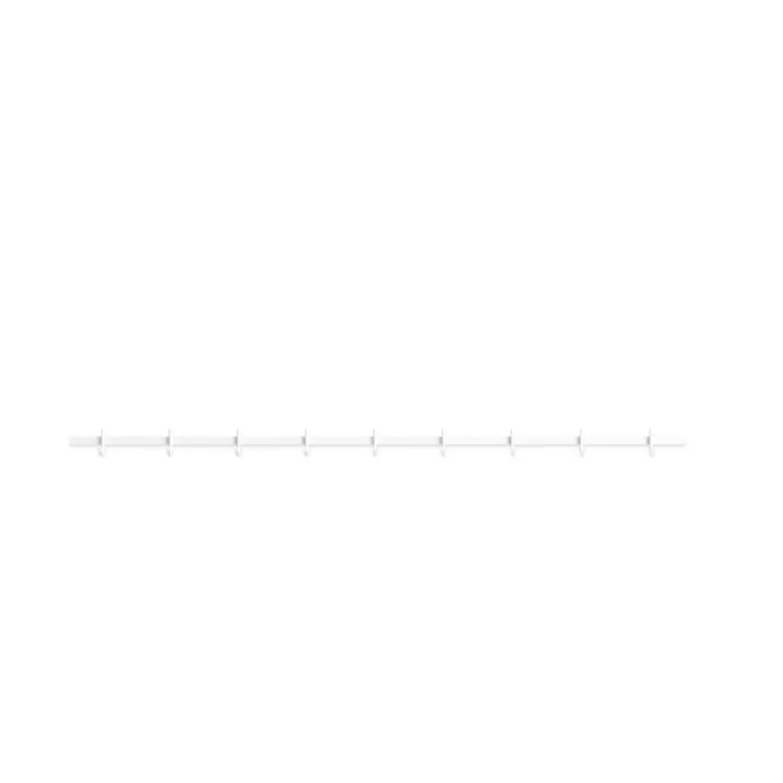 Relief hook rack large 123 cm - White - Relief