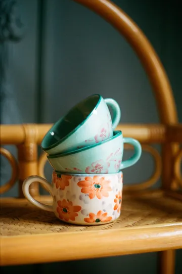 Rice ceramic cup 20 cl - Orange - RICE