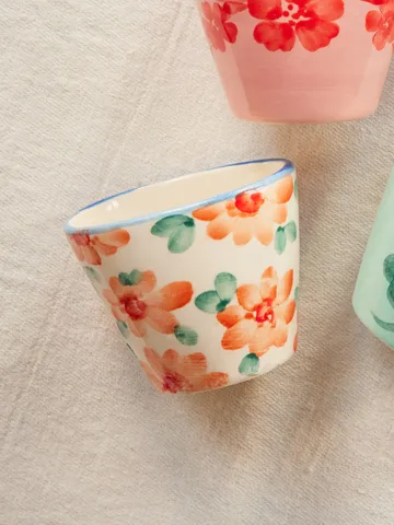 Rice ceramic espresso cup 7 cl - Orange - RICE