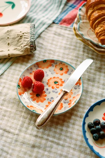 Rice ceramic plate Ø15 cm - Orange - RICE