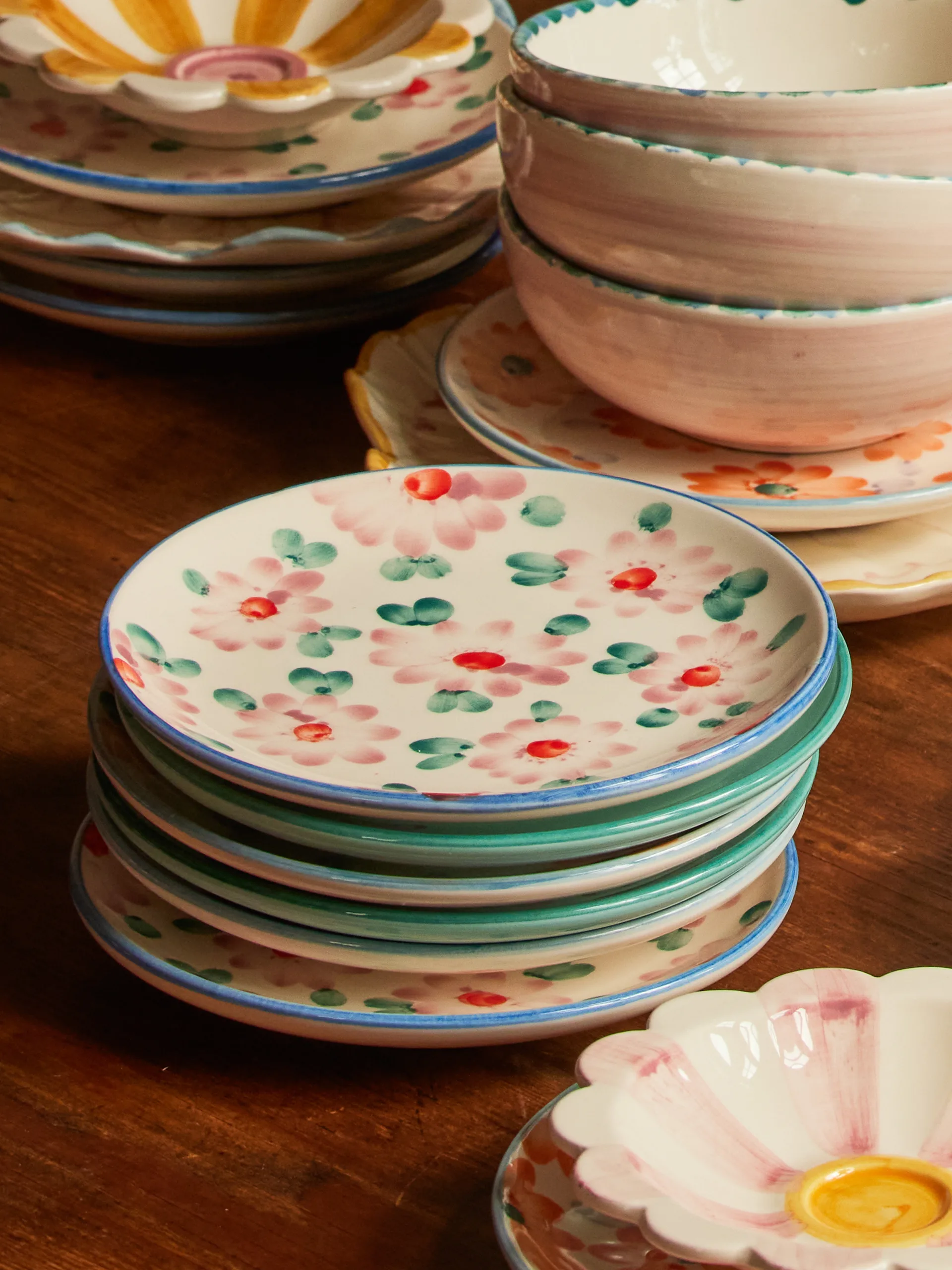 Rice ceramic plate Ø15 cm, Pink RICE