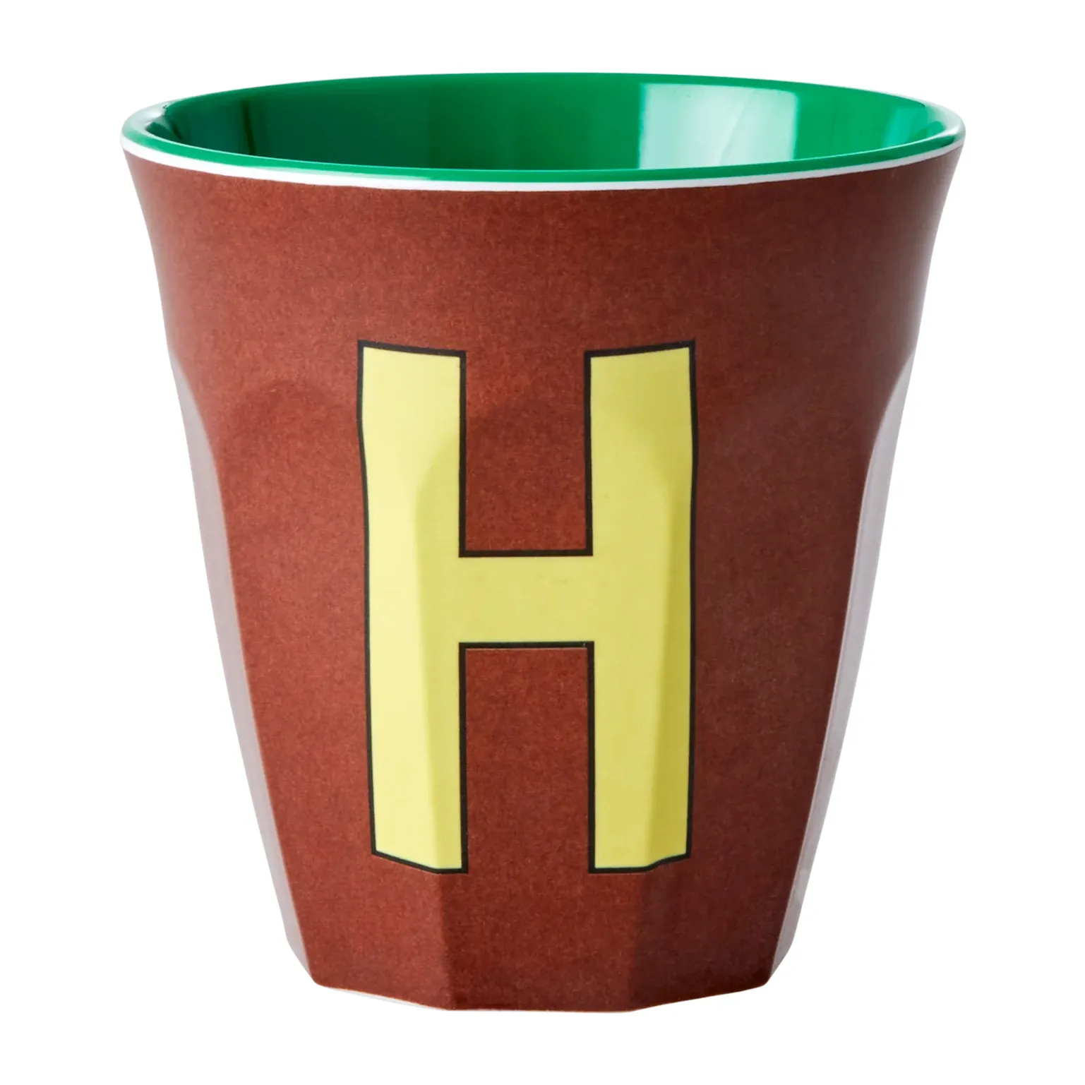 Rice melamin cup medium letter - H 30 cl, Brown RICE