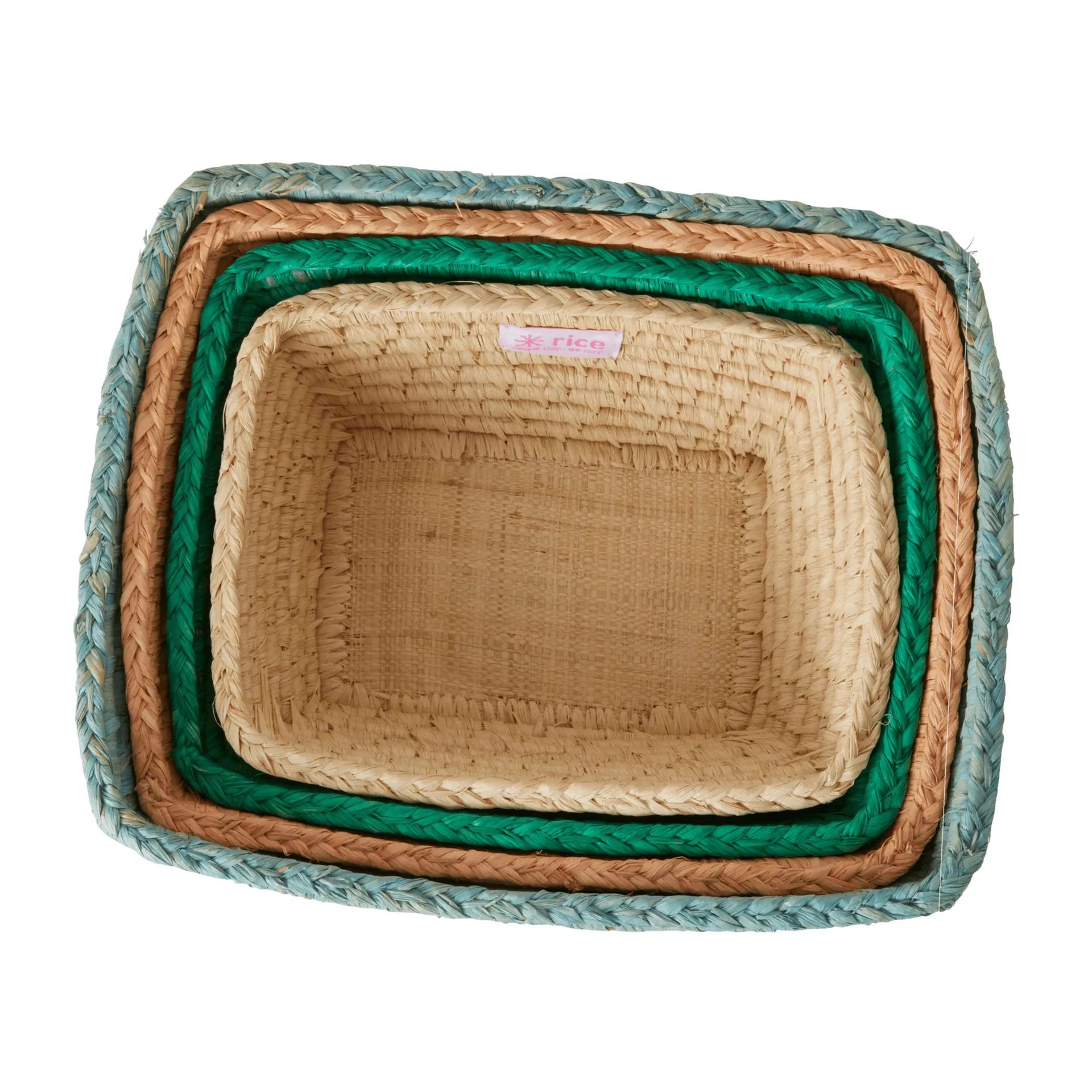 Rice raffia bread bin 4 pieces, Disco ball RICE