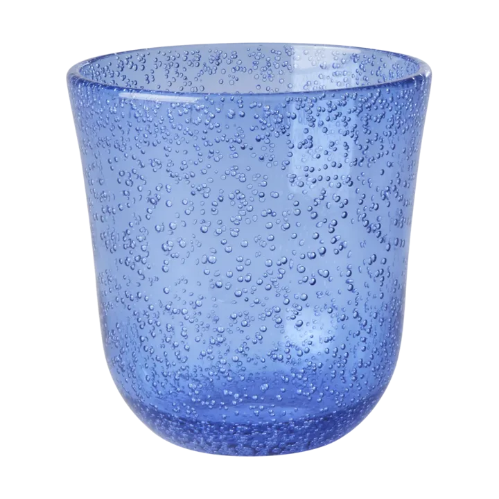Rice tumbler glass bubble design acrylic 41 cl - Blue - RICE