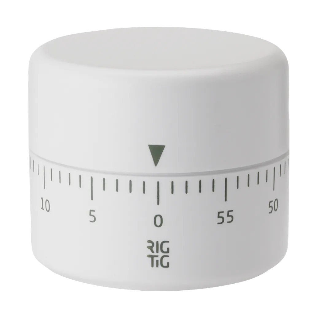 TIME-IT timer, White RIG-TIG