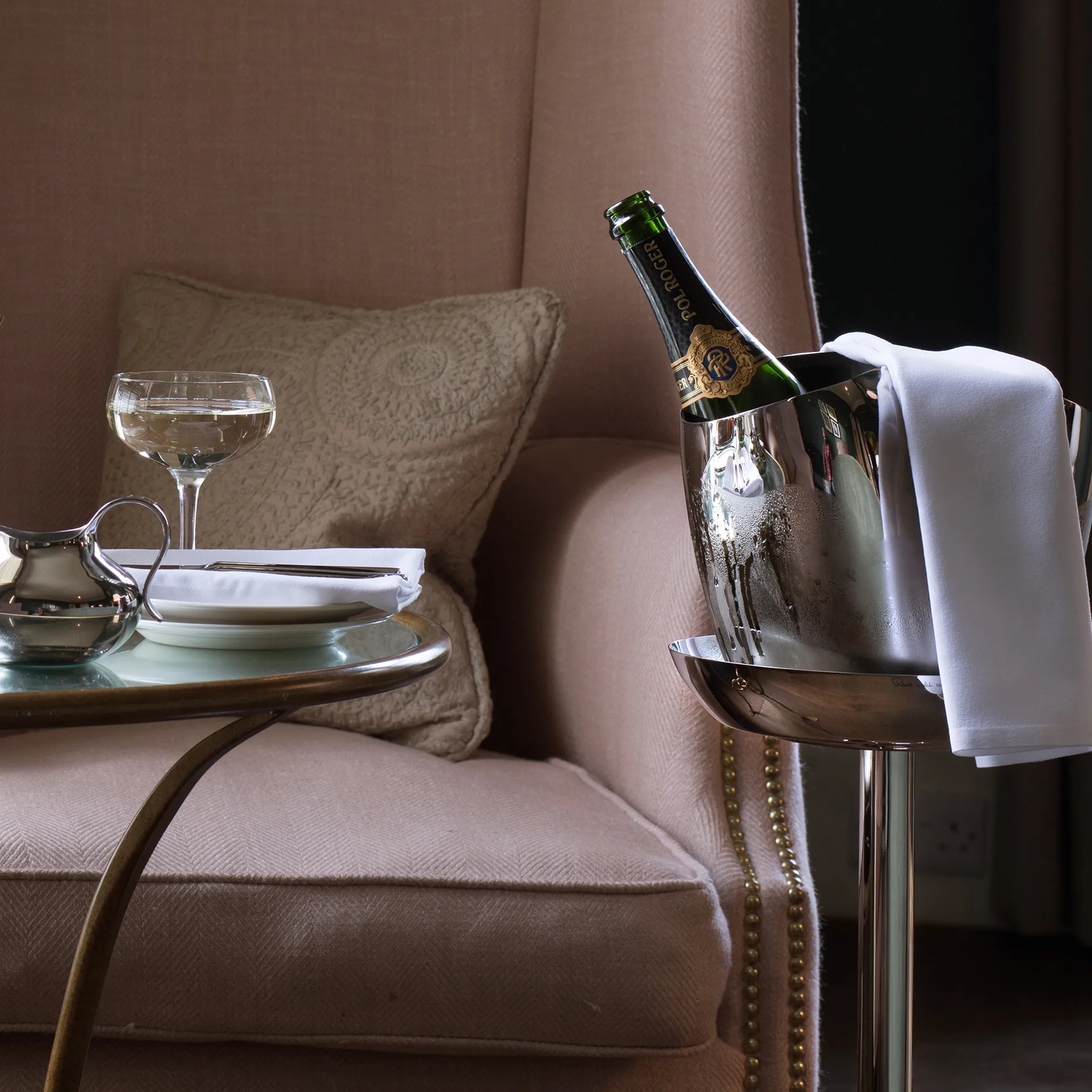 Drift champagne cooler-wine cooler, Stainless steel Robert Welch