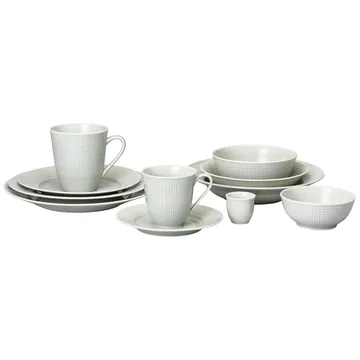 Swedish Grace side plate 6-pack Mist (grey) - Rörstrand