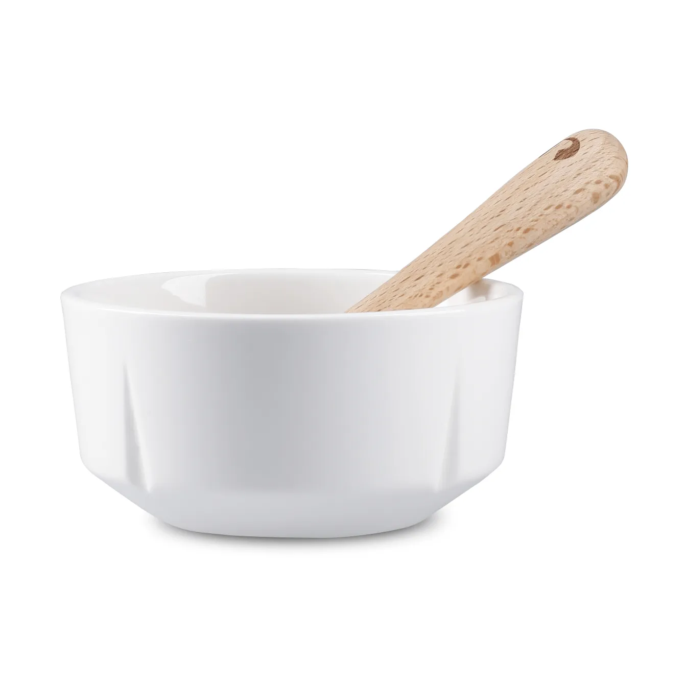 Grand Cru snack bowl and spoon, White, Ø9 cm Rosendahl