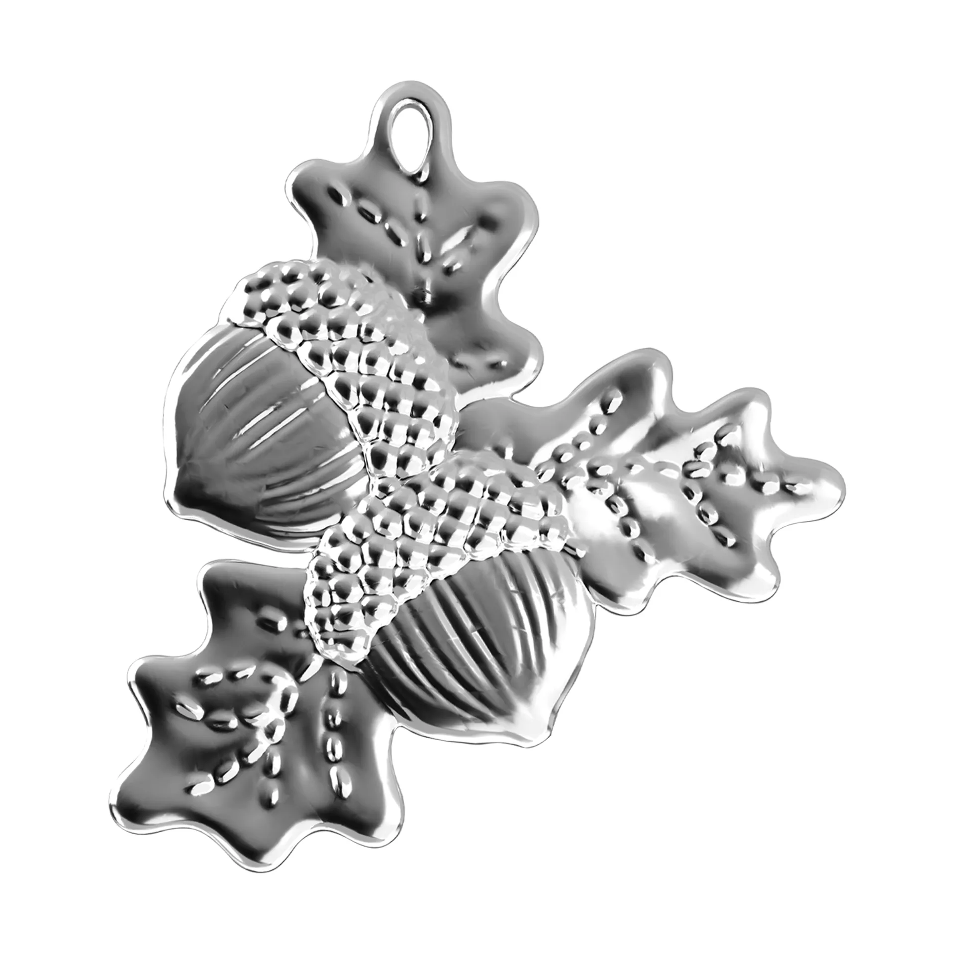 Karen Blixen enchanted acorn hanging decoration, Silver-plated, 7 cm Rosendahl