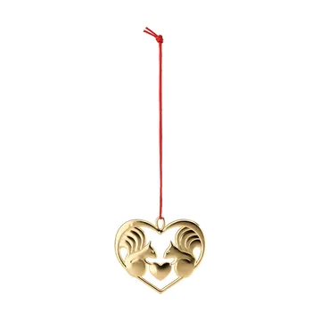 Karen Blixen nuts about you hanging decoration - Gilded, 6 cm - Rosendahl