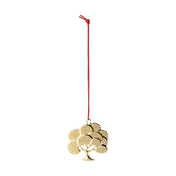Karen Blixen oak hanging decoration - Gilded, 6 cm - Rosendahl