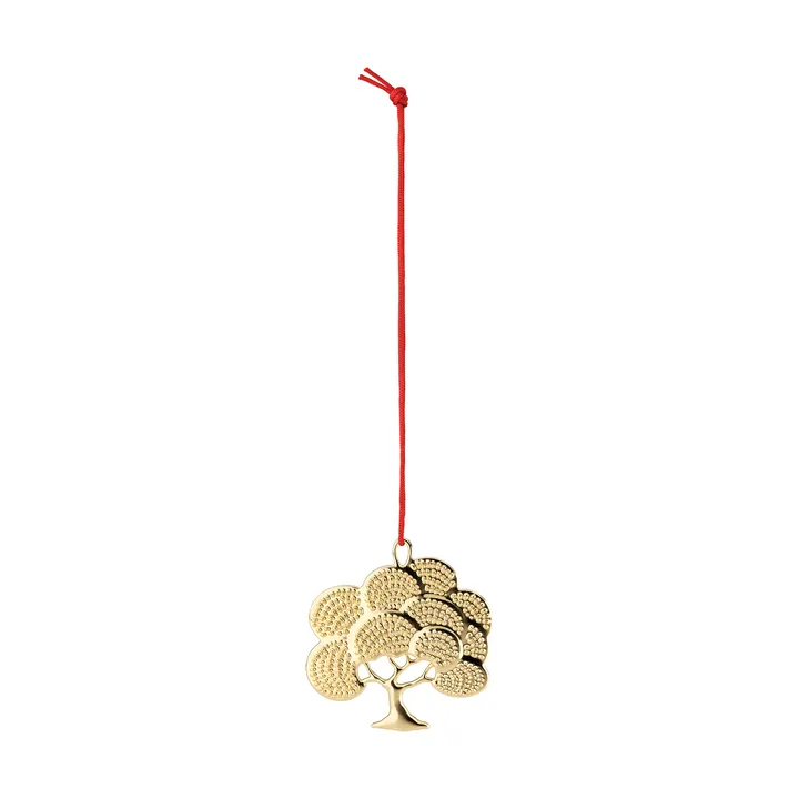 Karen Blixen oak hanging decoration - Gilded, 6 cm - Rosendahl