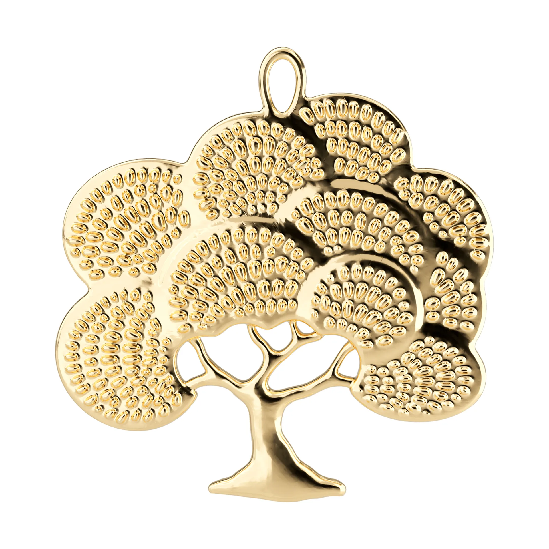 Karen Blixen oak hanging decoration, Gilded, 6 cm Rosendahl
