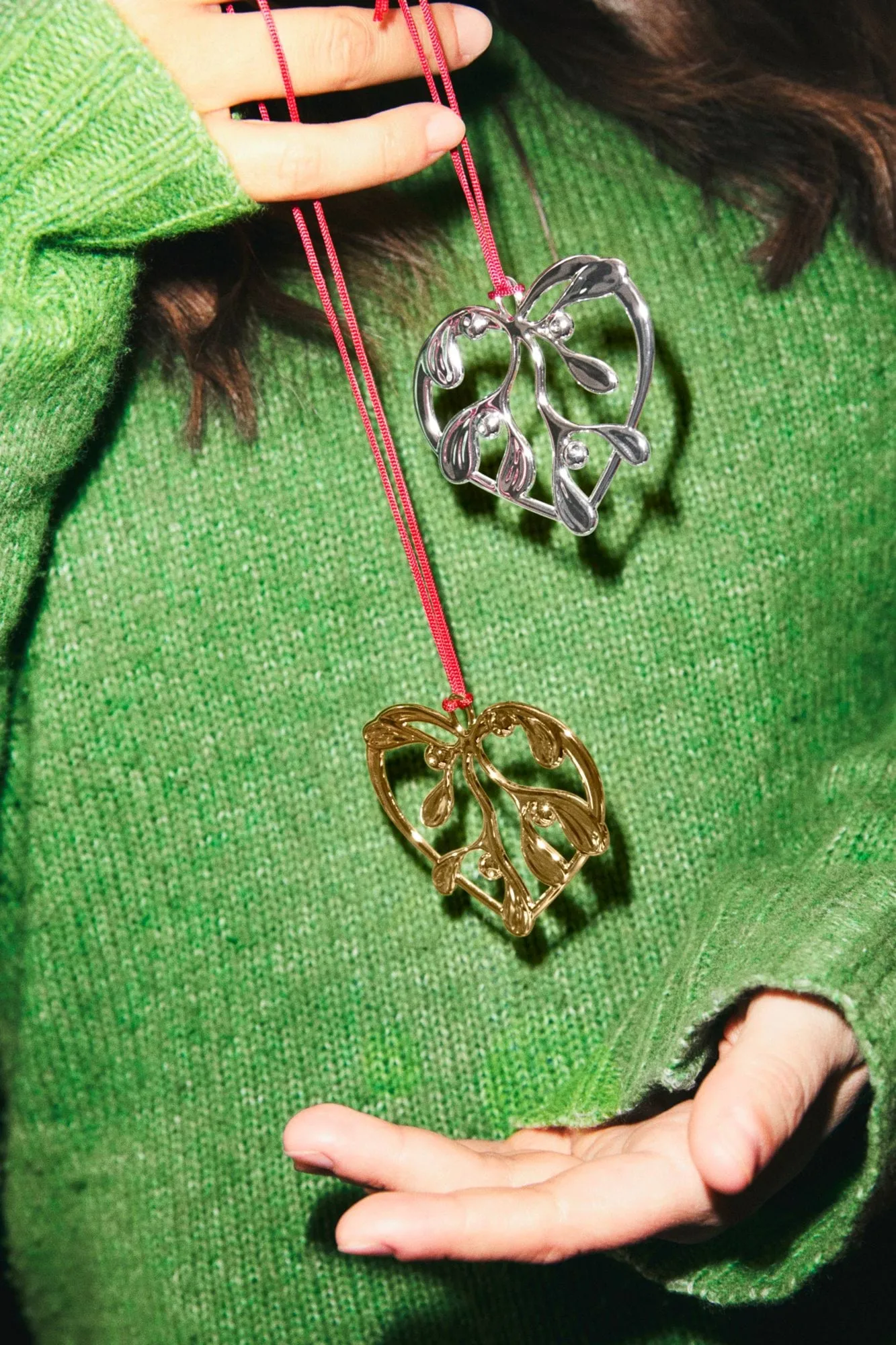 Karen Blixen under the mistletoe, Gilded, 6 cm Rosendahl