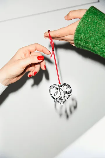 Karen Blixen under the mistletoe - Silver-plated, 6 cm - Rosendahl