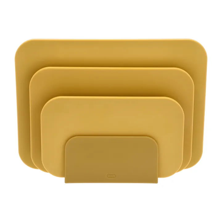 Choptima cutting board set 3 pieces and holder - Curry - Rosti