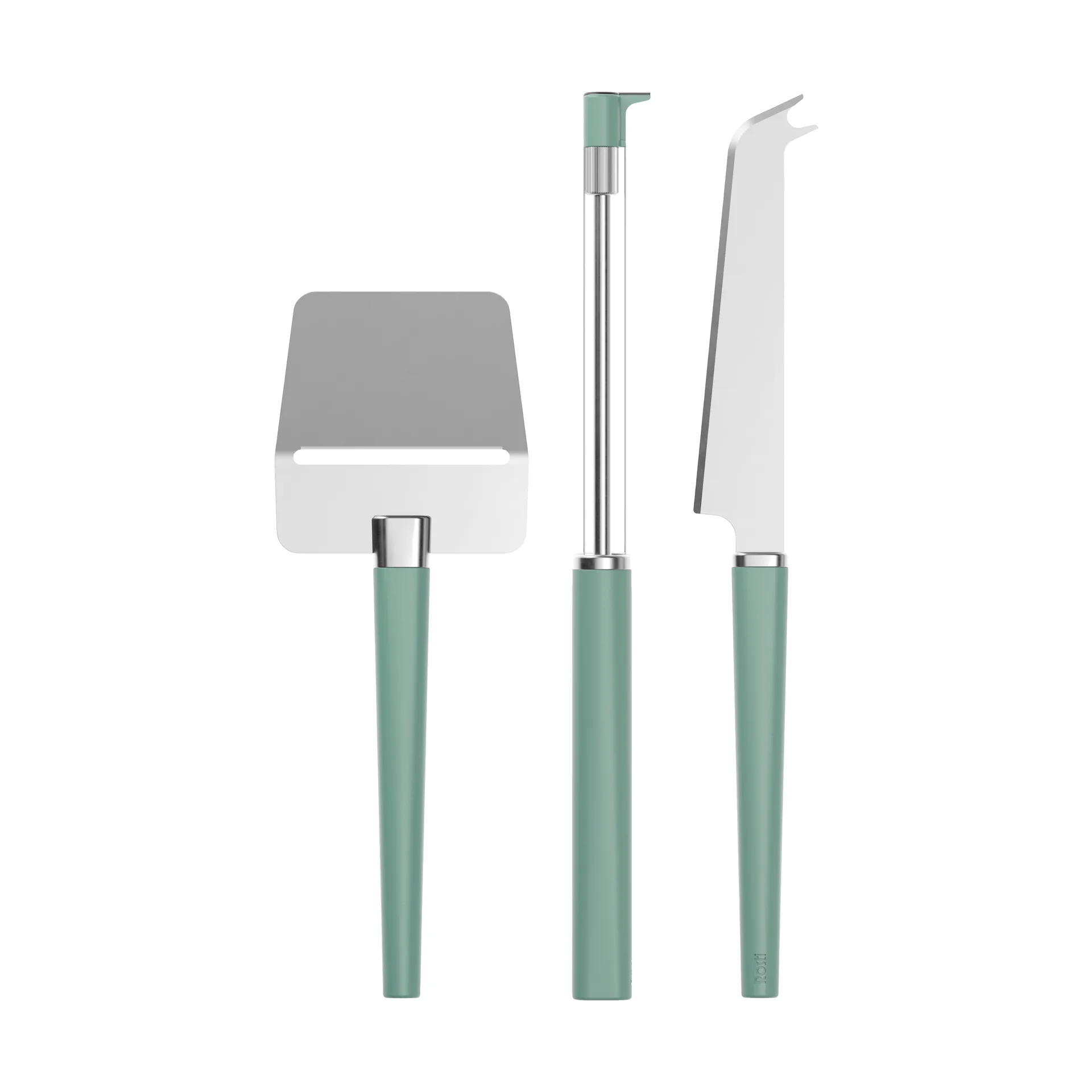 Emma cheese set 3 pieces, Nordic green Rosti