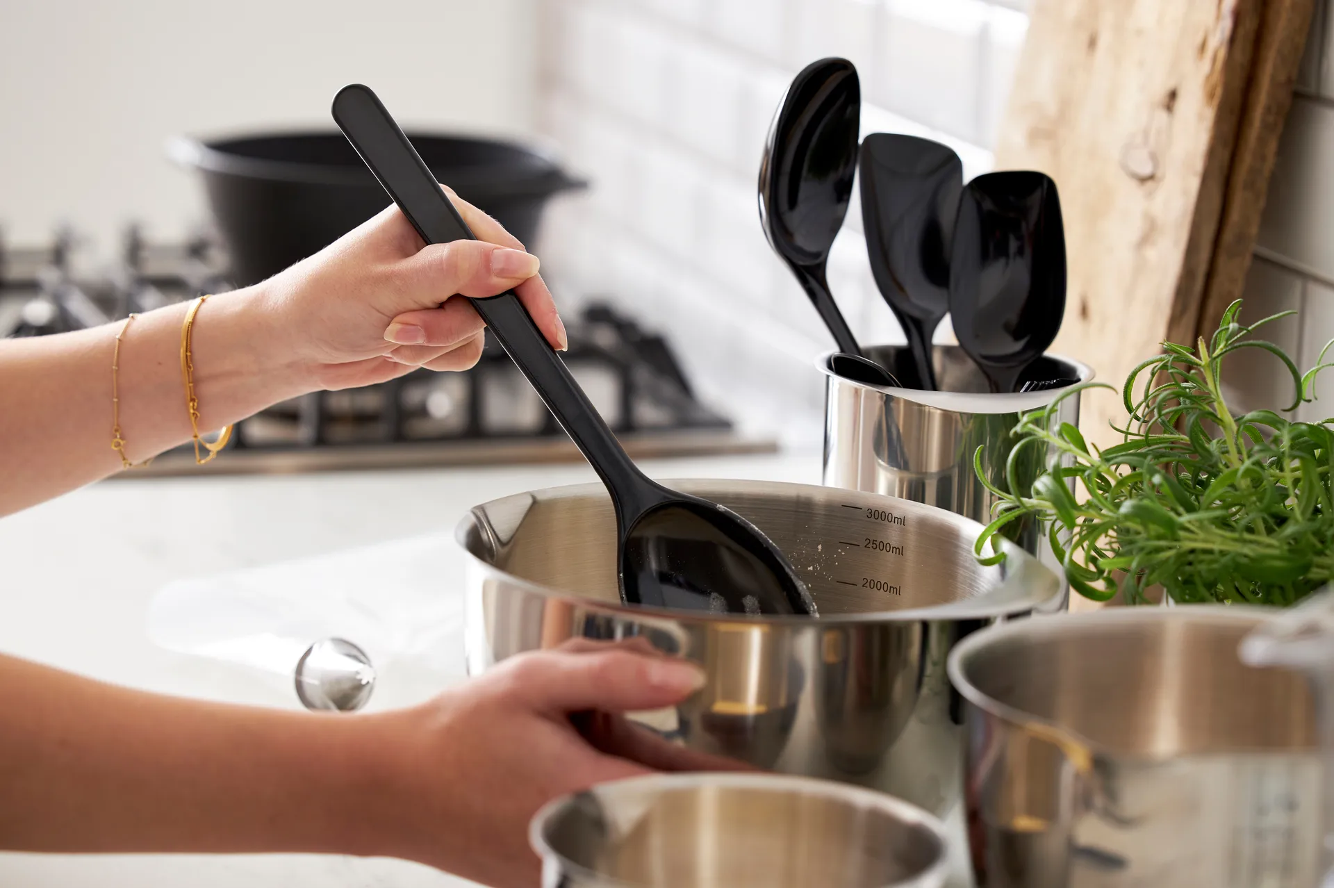 Margrethe bowl set 3 pieces, Stainless steel Rosti