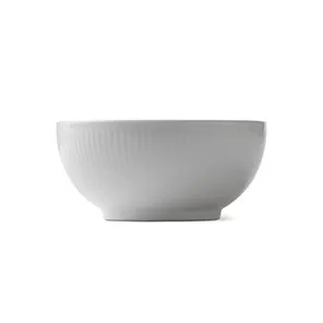 White Fluted bowl, Ø 13 cm Royal Copenhagen