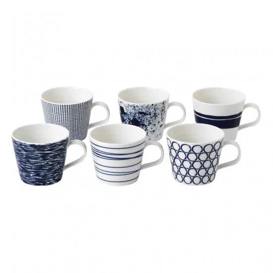 Pacific mug blue 6 pieces, small Royal Doulton