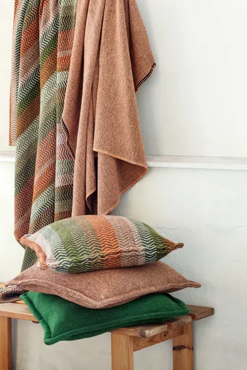 Fri blanket 150x200 cm - Summer red - Røros Tweed