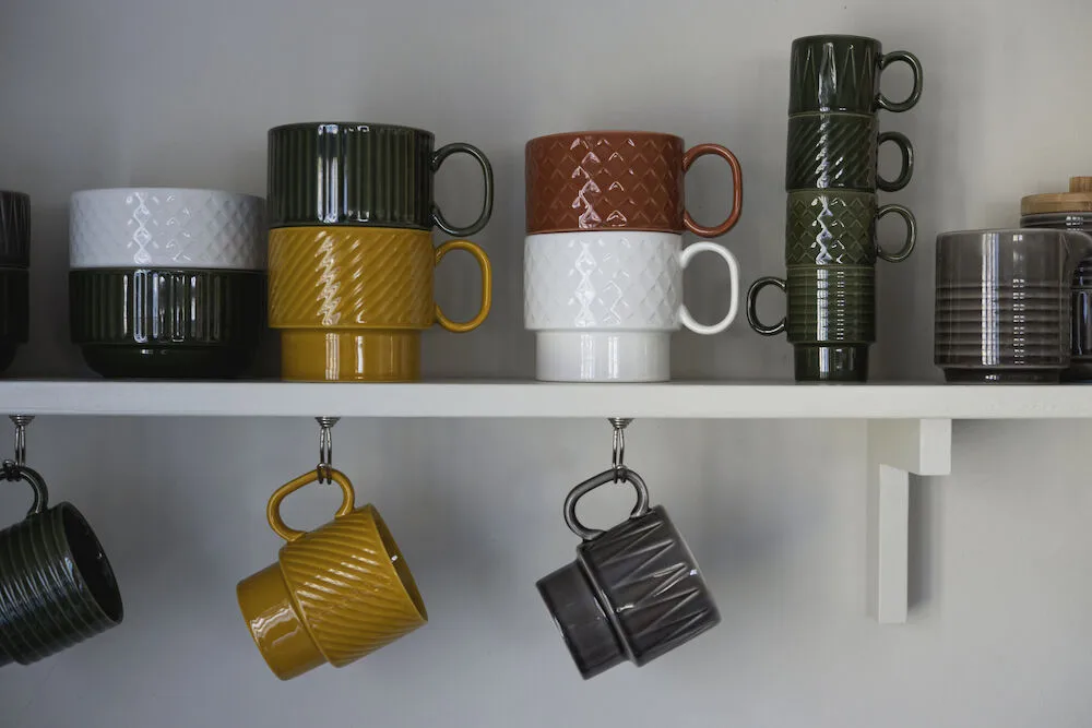 Coffee & More coffee mug 2-pack, White Sagaform