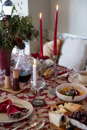 Ditte serving bowl - Beige-wine red - Sagaform
