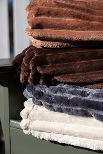 Esther fleece throw - Grey - Sagaform