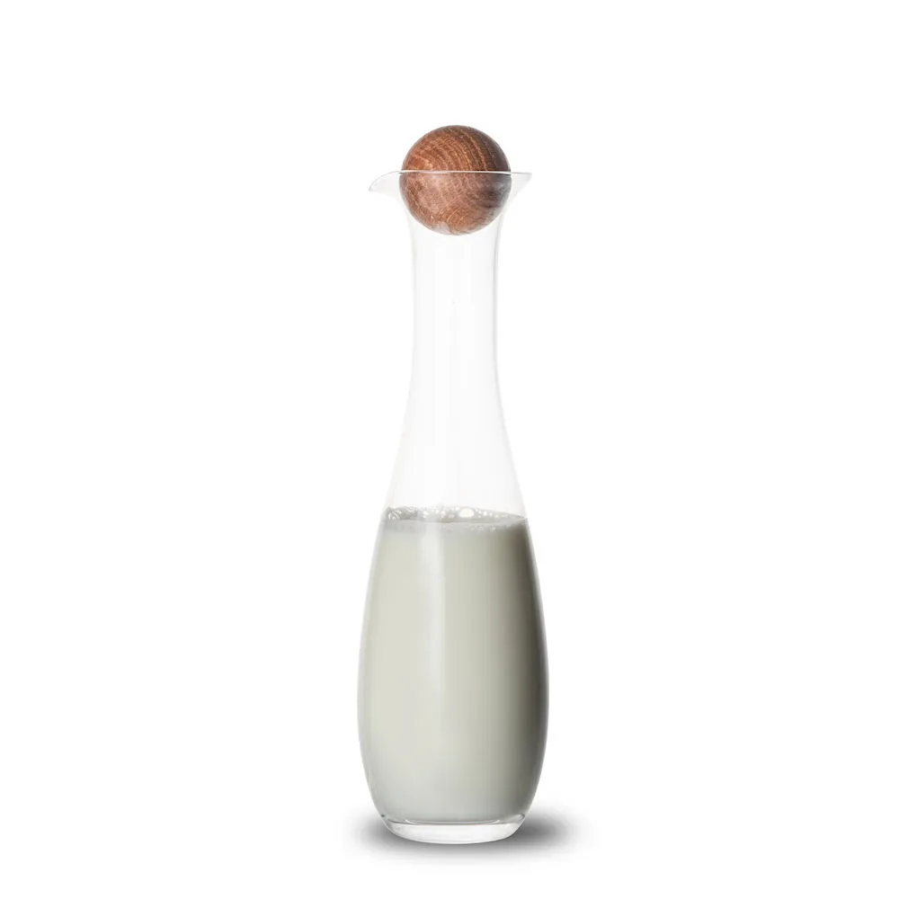 Nature carafe with oak cork, 45 cl Sagaform