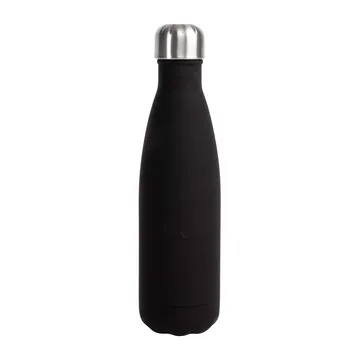 Nils steel bottle 50 cl - Black - Sagaform