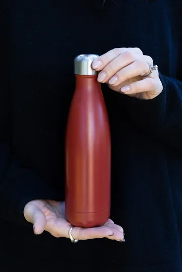Nils steel bottle 50 cl - Red Pantone - Sagaform