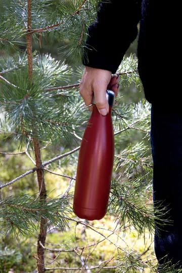 Nils steel bottle 50 cl - Red Pantone - Sagaform