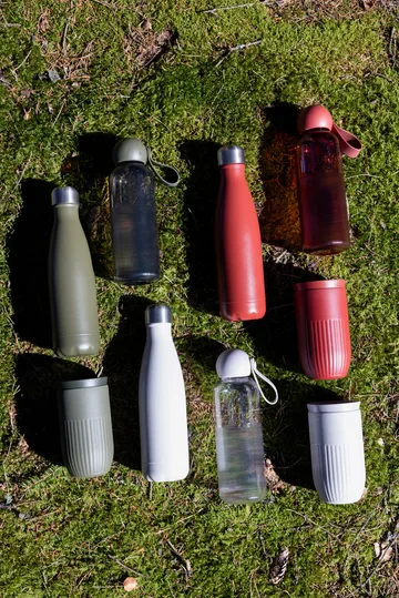Nils steel bottle 50 cl - Red Pantone - Sagaform