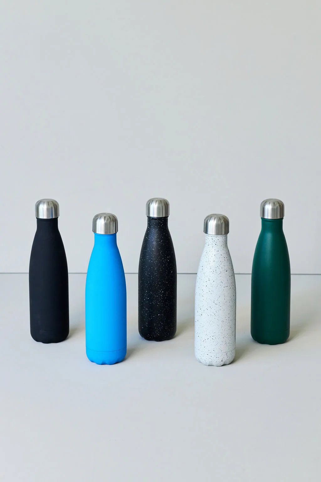 Nils steel bottle 50 cl, White-black Sagaform