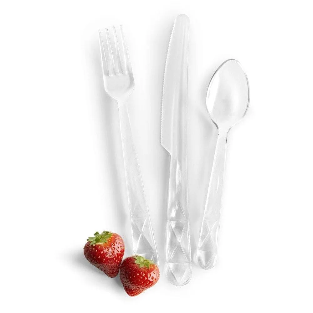 Picnic Juni cutlery set 12 pieces, Transparent Sagaform