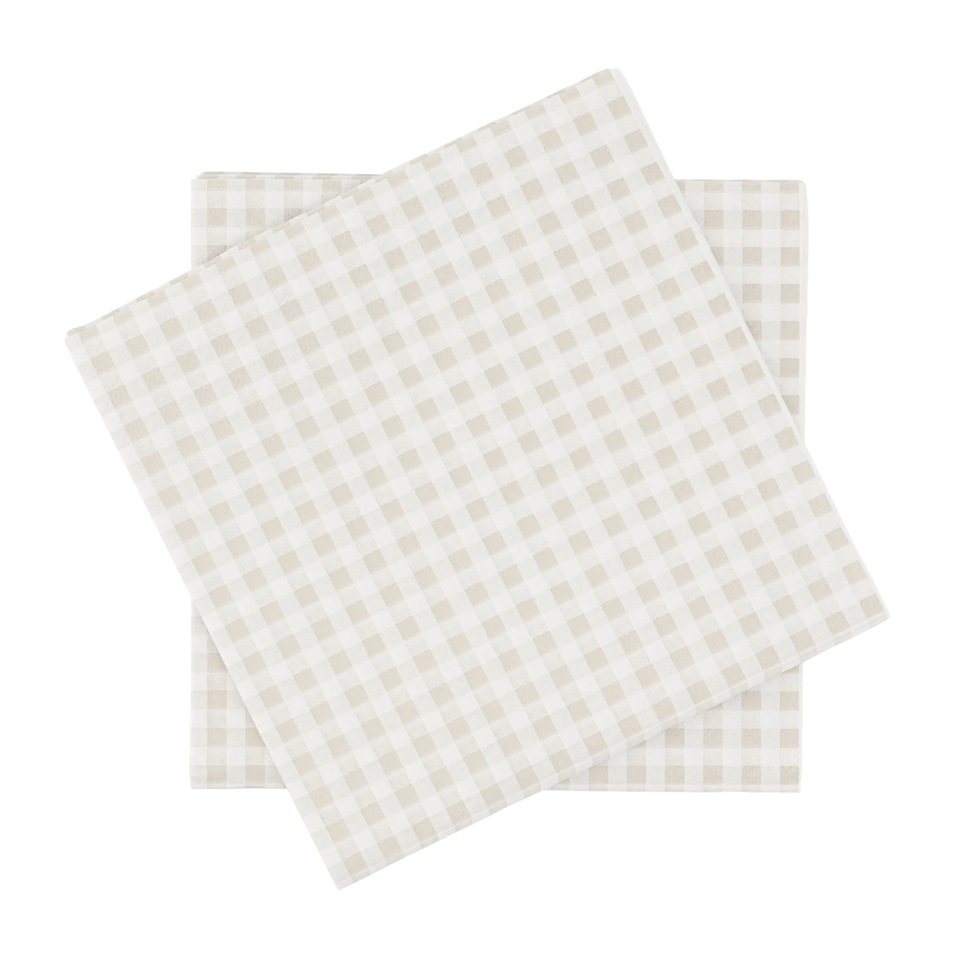 Fine grid paper napkin, White-beige, 20-pack, 33x33 cm Scandi Essentials