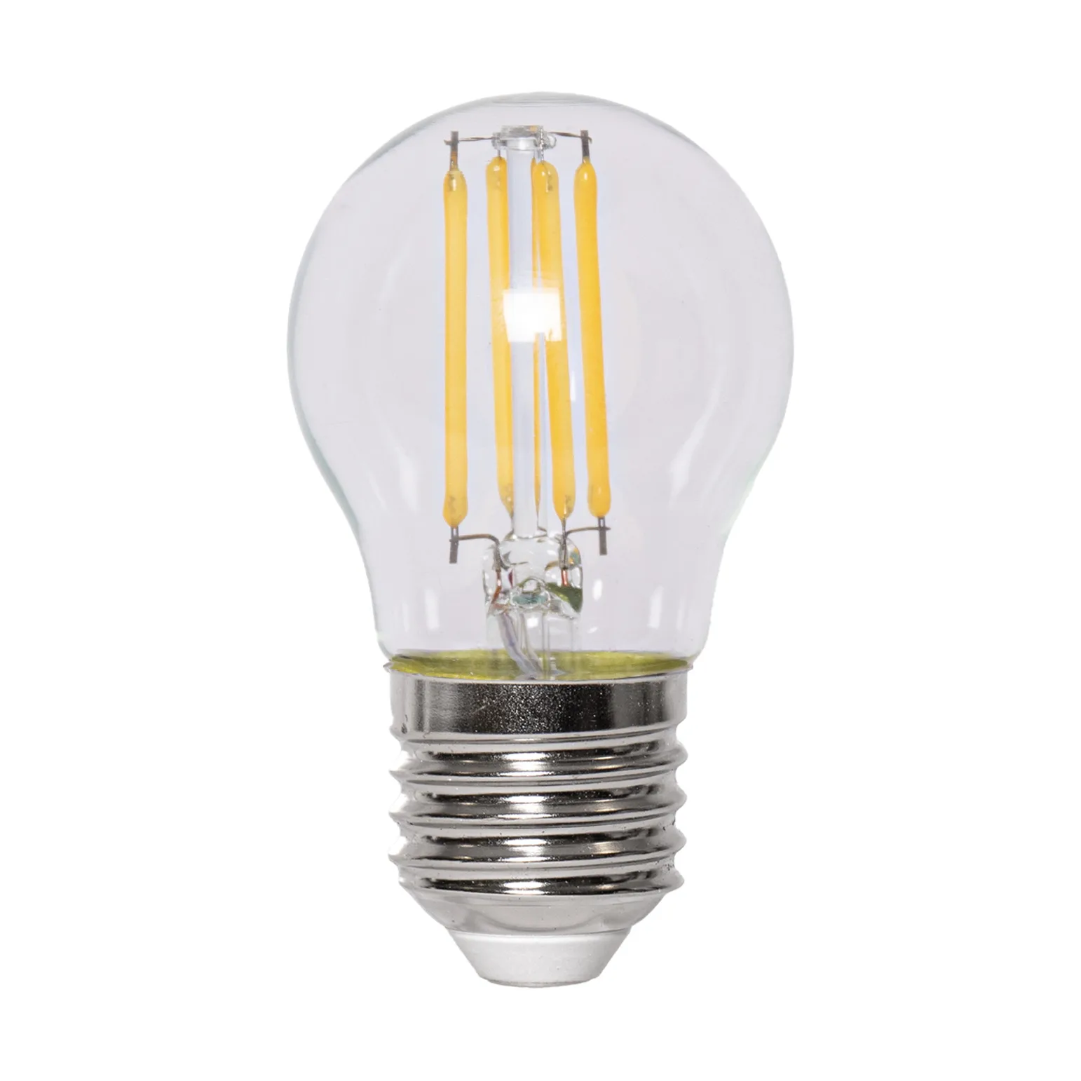 Lit dimmable light bulb E27 250lm filament, Clear, 3000K Scandi Essentials