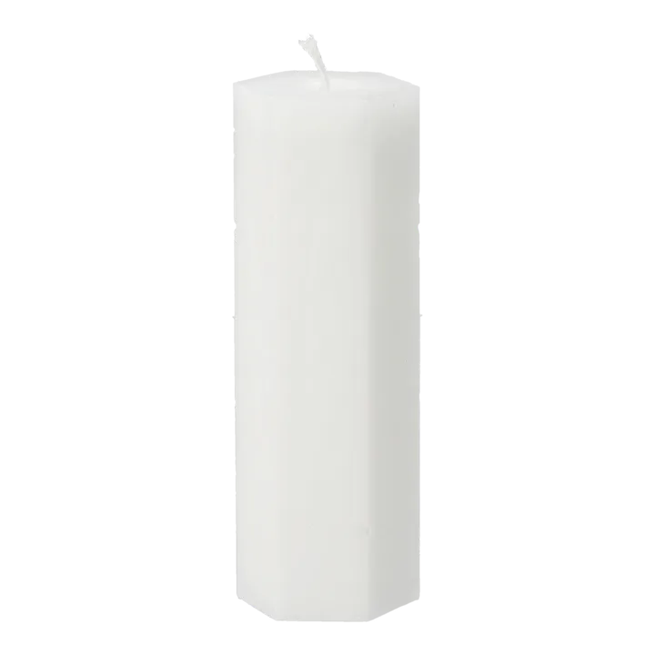 Luminous Spider web block candle - Ø6x15 cm - Scandi Essentials
