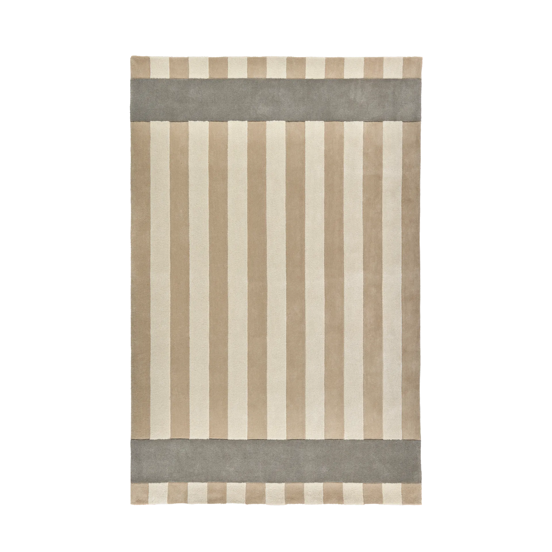 Aisles wool carpet, Beige, 170x240 cm Scandi Living