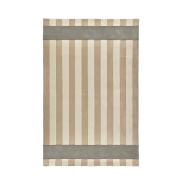 Aisles wool carpet - Beige, 170x240 cm - Scandi Living