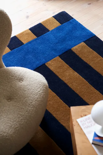 Aisles wool carpet - Blue, 200x300 cm - Scandi Living